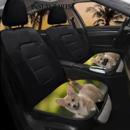 Coprisedili per auto INSTANTARTS Modello per cani adorabili Tappetino per protezione per interni auto universale Tappetino per accessori traspiranti