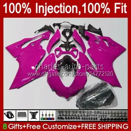 Injection Mold Fairings For DUCATI Panigale 899 1199 S R 899S 1199S 12 13 14 15 16 Bodywork 44No.49 899R 1199R 2012 2013 2014 2015 2016 899-1199 12-16 OEM Body Gloss Rose