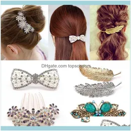 ProdutosFashion Chegada Mulheres Cabelo Clip Vintage Hairpin Princesa Barrete Styling Tools Aessórios Hairpins Head Aessórios1 Drop Delivery 2