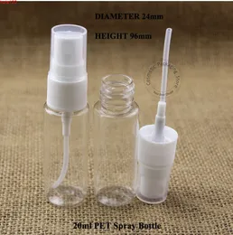 Wholesale 100pcs/lot 20ml PET Perfume Atomizing Bottle Pump Empty Spray Liquid Plastic Women Cosmetic Container Refillable Lidhood qty