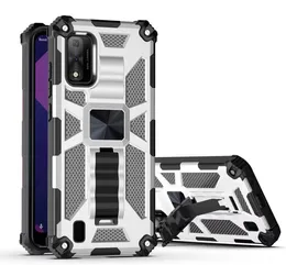 WIKO RIDE 3 磁気カーマウントキックスタンド PC TPU 耐衝撃電話ケースカバー