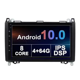 Bil DVD Multimedia GPS-navigering Android 10.0 spelare för Benz B200 B-klass DSP WIFI Bluetooth Spegel Link Carplay Support SWC
