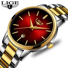 Lige Womens Negócios Quartz relógio senhoras marca de luxo senhoras assistir pequeno mostrador fino seção menina relógio relogio feminino 210527