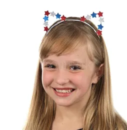 Party Favor American Independence Day Hairband Headdress Celebration Festival Star Hair Accessories Decoration DD163