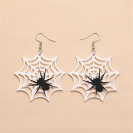 50 % Rabatt auf Spinnen-Ohrringe für Party-Halloween-Dekoration, schwarzer Spinnen-Ohrring, Spukhaus-Requisite für drinnen und draußen