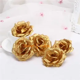 19Colors Silk Rose Artificial Flower Heads Diy Wedding Wall Arch Bouquet Stage Background Sencery Festival Supplies decoration 8CM