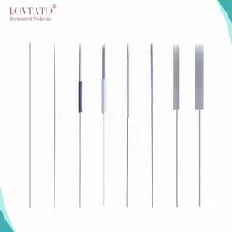 Engångs tatuering Needles 1R 3RL 3RS 5RL 5RS 3F 5F 7F Agujas microblading permanent makeup maskinnål 0,35x50mm Maquiagem 3d 210608