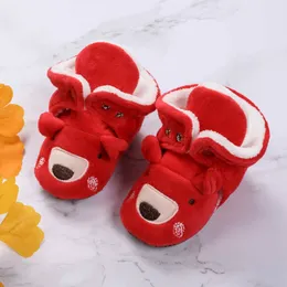 Emmababy unisex baby soft sule varm vinter spädbarn tofflor fleece booties nyfödda pojkar tjejer tecknad plysch bomull skor g1023