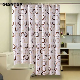 GIANTEX Circle Bathroom Curtain Waterproof Shower Curtains for Bathroom Cortina Ducha Rideau De Douche Douchegordijn U1089 210609