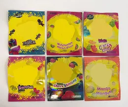 Esvazie os edibles sacos de embalagem doces gummy cozinheiro cereal bar cubos chewy infundido gummies chips comestíveis mylar sacos embalagem