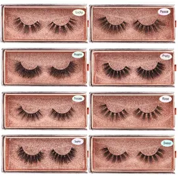 3D Nerz Wimpern Großhandel Natürliche Falsche Wimpern Weiche Make-Up Verlängerung Make-Up Gefälschte Wimpern Serie Serie De Pestanas Postizas