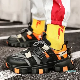 Frühling Herbst Neue Männer Chunky Casual Schuhe Mode Atmungsaktive Mann Schwarz Papa Sneakers Dicke Sohle Zapatillas Deportivas Hombre