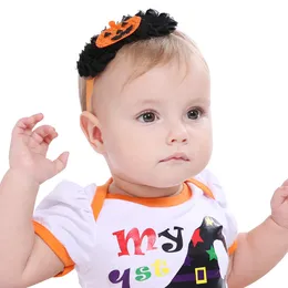 Baby Headbands Halloween Bow Flower Headband Boutique Girls Pumpkin Holiday Hair Accessories Children Kids Hairbands KHA544