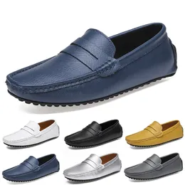 Hotsale Non Brands Men Running Shoes Black White Gray Navy Blue Sliver Mensファッショントレーナースニーカー屋外でジョギング40-45