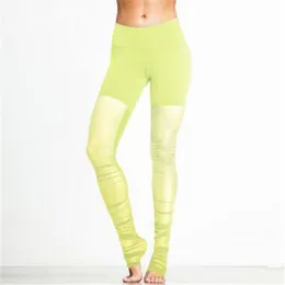 2021 Kobiece stroje jogi bezszwowe wysoki talia Legginsy Push Up Leggins Sports Kobiety Fitness Running Energy Elastyczny Spodnie Gym Dziewczyny Rajstopy Dobry 039