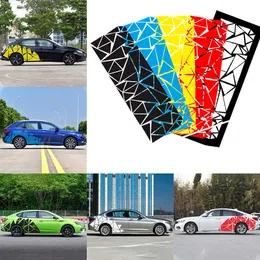 New SALE 1Pcs Universal Glossy Black Freestanding Triangle Graphics Decal Sticker for Car Side Body Car Accessories Dropshipping