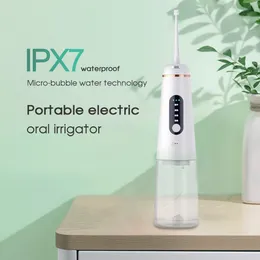 Irrigatori orali 5 modalità 550 ml USB USB ricaricabile ricaricabile Waterpulse Irrigator Irrigator Acqua Flosser Jet dentale per denti falsi Sorrisi