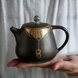 Japanese Style Rusty Glaze Teapot Ceramic Teapot