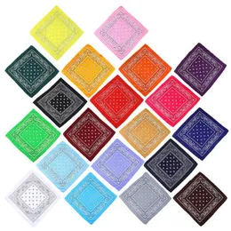 20 colori misti in cotone novità stampa fronte-retro stampa paisley cowboy bandana favore di partito sciarpa fascia fazzoletti