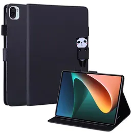 Smart Cover For Xiaomi Pad 5 Pro Case Slim PU Leather Stand Magentic Protective Cartoon Animals Sleep