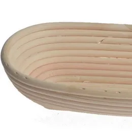 Icke-toxiska baguette brödkorgar Praktisk bakverksverktyg deg Banneton Brotform Proofing Proving Rattan Basket KKB7743
