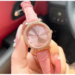 Fashion Women Watches Top brand Wristwatches leather strap Diamond Watch for lady girl female Christmas gifts Mother's Valentine's Day present Montre De Luxe