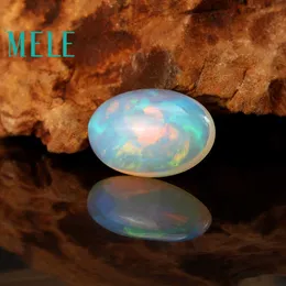 Naturalne białe owalne cięcie 19x13x7mm 9.5ct opal do tworzenia biżuterii, kolorowy ogień diy luźny kamień h1015