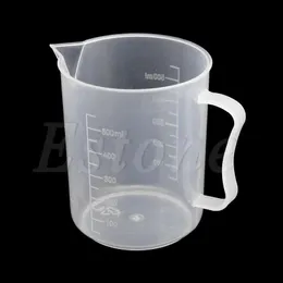 Lab Supplies 150/250/500/1000/2000ML Plastic Measuring Cup Jug Pour Spout Surface Kitchen 1Pc C5AE