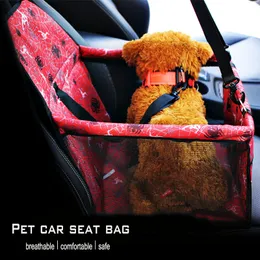 Sacos de cachorro para pequeno respirável Oxford pano de carro assento de carro transportador de animais de viagem para médio pequeno