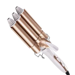 Curler Professional Tools Ceramic Triple Barrel Styler Hair Waver Styling Tool Electric Curling Iron