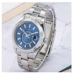 montre mens automatic Mechanical watches 42mm full stainless steel Swim wristwatches sapphire luminous alendar watch Orologio179N