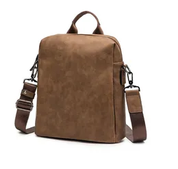 Luxurys axelväska PU Läder Svart Brown Mäns Designer Kvällsäckar Crossbody Messenger Handväskor