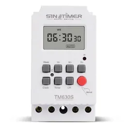 Timers Heavy Load 30A 230Vac 7 Days Weekly Digital Electronic Lighting Timer With Interval 1 Second And Power Direct Output