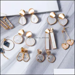 Dangle ljuskrona örhängen smycken dangles lag koreanska deklaration droppe för kvinnor mode vintage geometrisk lång 2021 kolczyki kvinna juvel