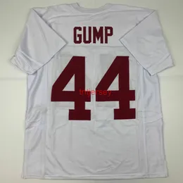 Anpassad ny Forrest Gump Alabama White College Stitched Football Jersey Lägg till valfritt namnnummer