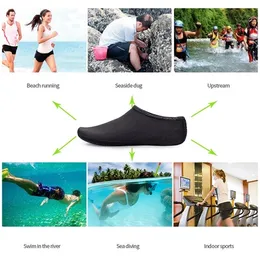 Unisex Wasserschuhe Schwimmen rutschfeste Sommer Strand Barfuß Sport Aqua Tauchen Socken Seaside Sneaker Slipper Y0717