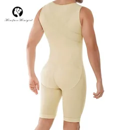 Minifaceminigirl Mäns Shapewear Bodysuit Tummy Control Compression Slimming Body Shaper Workout ABS ABSBOMEN Undertröja