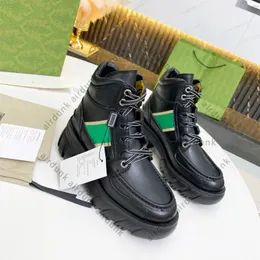 Женские дизайнеры Horsebit Platform Angle Boots Half Boot Classic Pattern Leopard Printing настоящая кожа