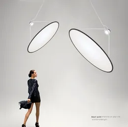북유럽 디자인 미니멀리스트 간단한 라운드 램프 매달려 램프 현대 전등 아트 장식 계단 홀 거실 / 다이닝 룸 침실 바