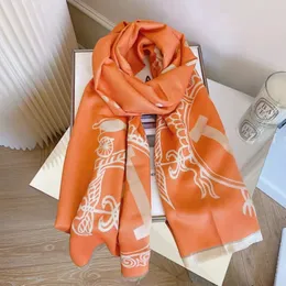 Зимний шарф из пашмины для дизайнеров, теплые шарфы, модные классические женские туфли, имитирующие кашемировую шерсть, длинная шаль, 65*180 см32523