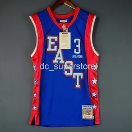 100% sömnad Allen Iverson Mitchell Ness 2004 All Star Jersey Men XS-5XL 6XL Shirt Basketball Tröjor Retro NCAA