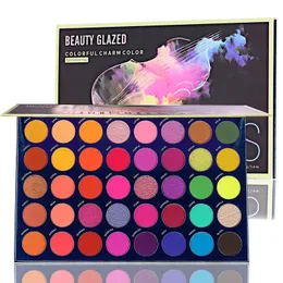 Maquiagem paleta paleta beleza glazed olho sombra 40 cores vibes fosca shimmer nu neutro neutro pigmentado pigmentado pálete original marca cosméticos