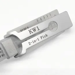 Lishi 2022 Tool KW1 2 in 1ロックピックとデコーダーロックスミートの用品ツールオートピック