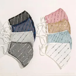 2020 New Fashion sottile in cotone maschere per viso per donna per le donne panno traspirante anti-polvere suncreen lavabile maschera riutilizzabile 8 Colorsa01a18