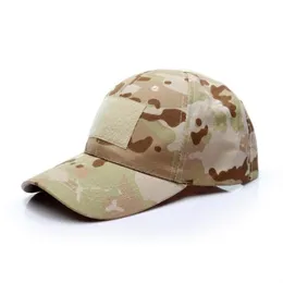 Camas de caminhada tática de verão Camuflagem Hat Hat Baseball Simplicidade ao ar livre Exército militar CAMO CAMPO CHATOS COMPRESSOS ADULTOS