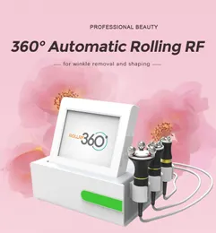 360 graders rotation 3-i-1 RF-maskin LED-lätt fettreduktion Fysisk terapiutrustning 360RF Rullmassage ansikte Lyftande hud åtdragande bantningsmaskin