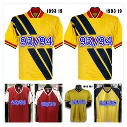 Top 1993/94 Retro piłka nożna gwiazda Wright 8 Adams 6 Vieira Henry Martin Keown Bergkamp 10 Home Away Football Shirts de Classic