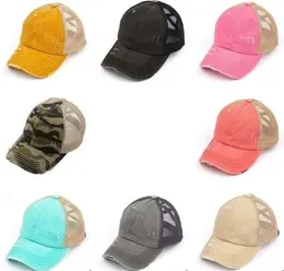 Бейсбольные кепки с хвостиком из мытого хлопка, грязные булочки, летняя шапка с пони для водителей грузовиков, унисекс, козырек, кепка, шляпа, кепки на открытом воздухе, кепки WCW931