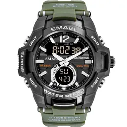 Мужские часы Smael Sport Watch Водонепроницаемый 50M наручные часы Relogio Masculino Militar 1805 мужские часы цифровые военные армии G1022