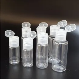 Plastflaska 5 ml / 10ml / 20 ml / 60ml / 80 ml / 100 ml / 120 ml / 150 ml Toma bärbara flaskor med flip keps för schampo shower gel